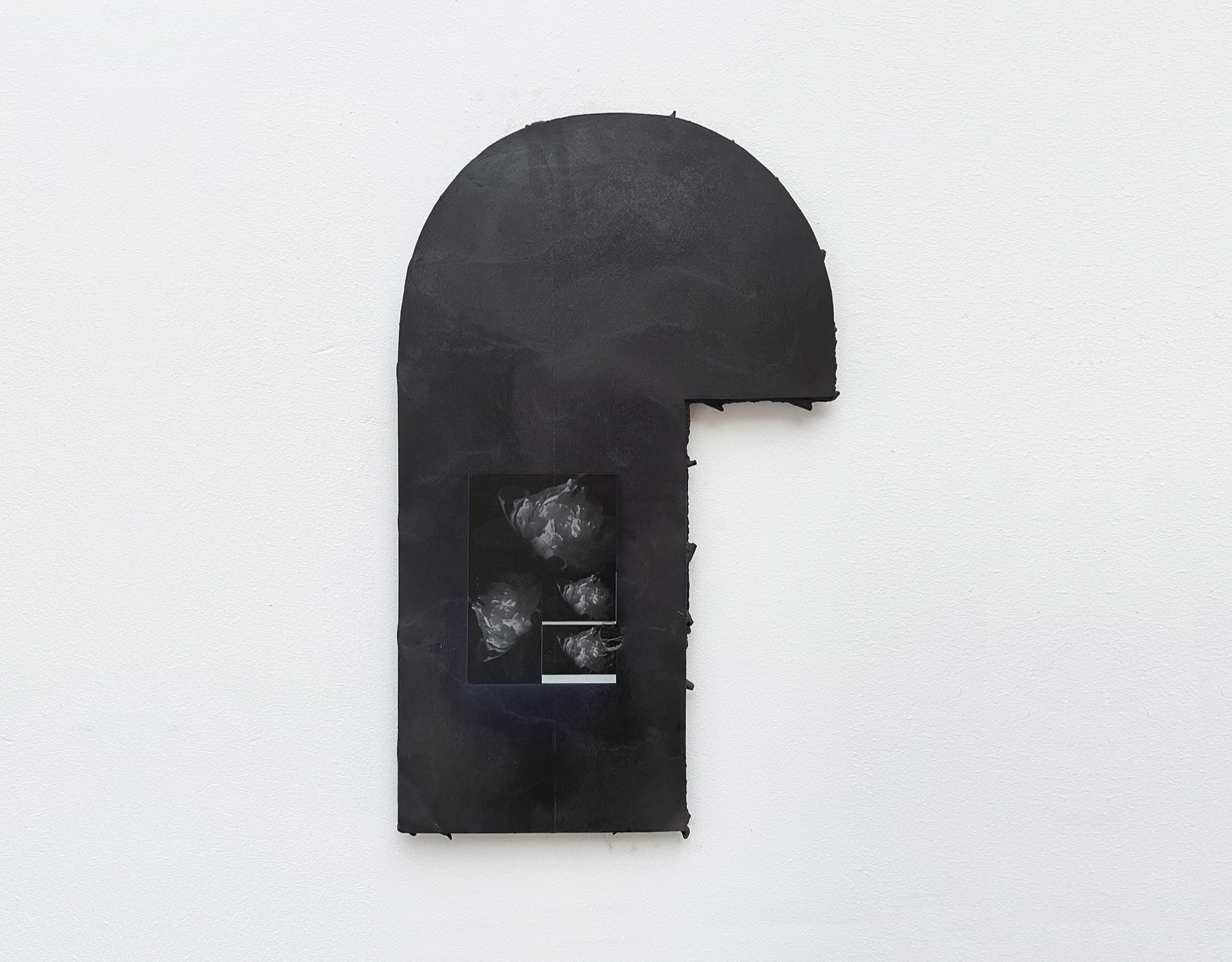 Black Hammer Peony Testsheet | 2020 | uv print on anodized cast aluminium | 50 x 30 cm | https://www.bistro21.org/exhibitions/u-dont-even-know-me-like-that-zoe-field-martyn-reynolds-lilli-thiessen/