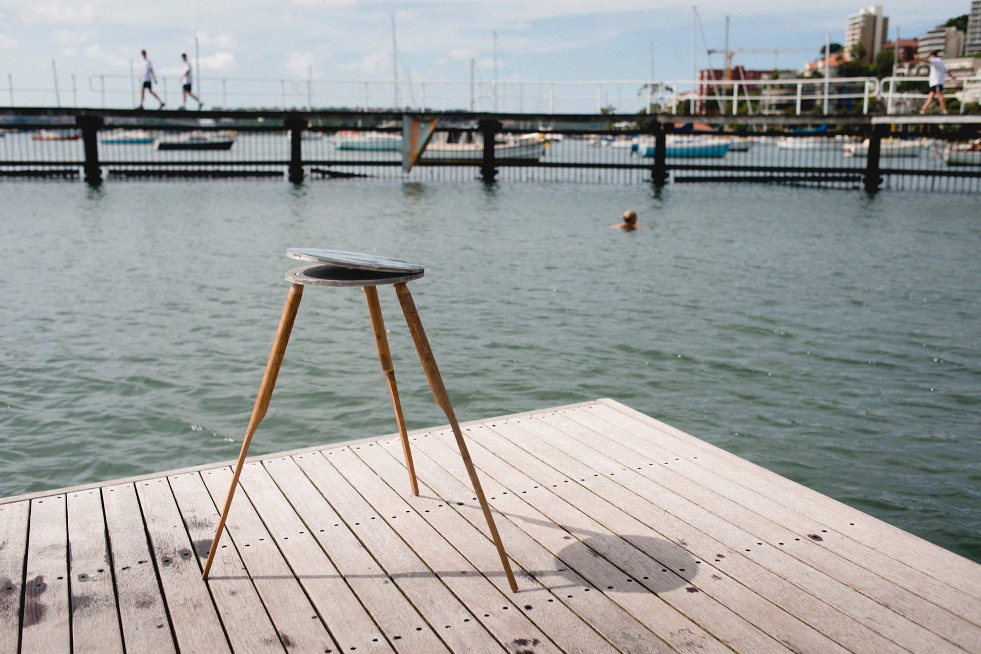 L.A. valet | 2010 | electroplated cast aluminium, wood | 50 x 30 x 30cm | https://www.sydneysydney.net/exhibitions/