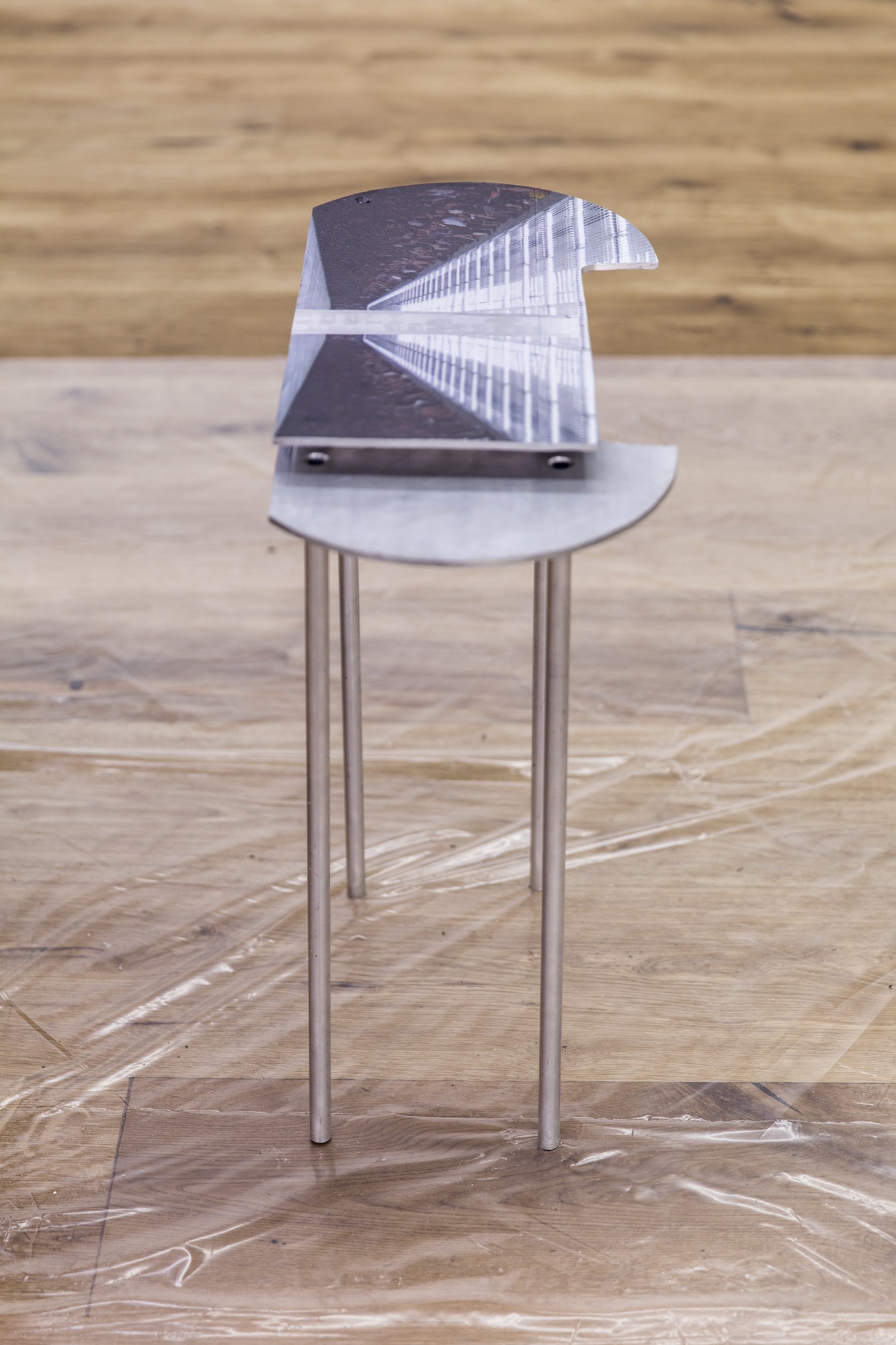 Prada s/s 2011 | 2014 | uv print on cast aluminium, aluminium tubes | 70 x 50 x 40 cm
