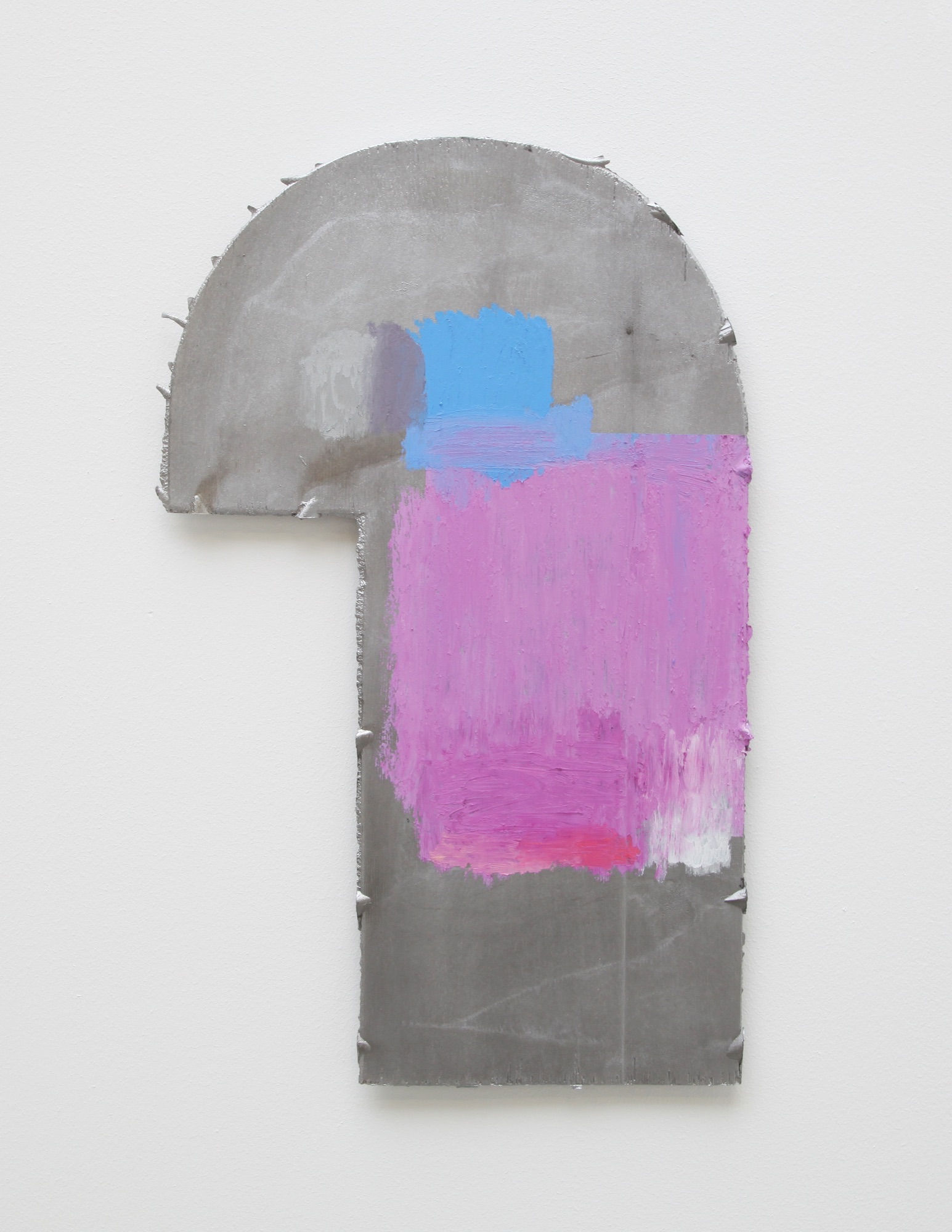 Raw Hammer Painted | 2019 | oil stick on cast aluminium | 48 x 30 cm | https://www.sydneysydney.net/norma-redpath-martyn-reynolds
