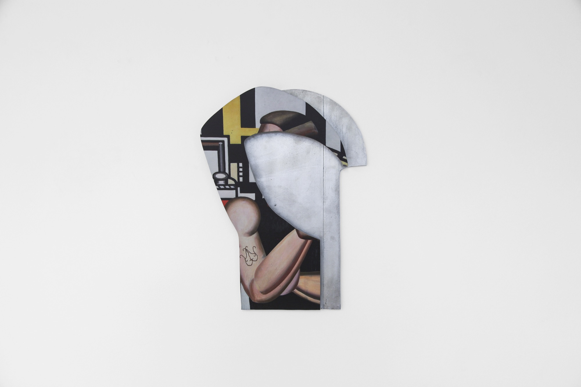 Shanayléger | 2014 | uv print on cast aluminium | 50 x 40 x 10 cm | https://eyecontactmagazine.com/2014/05/martyn-reynolds-at-gloria-knight
