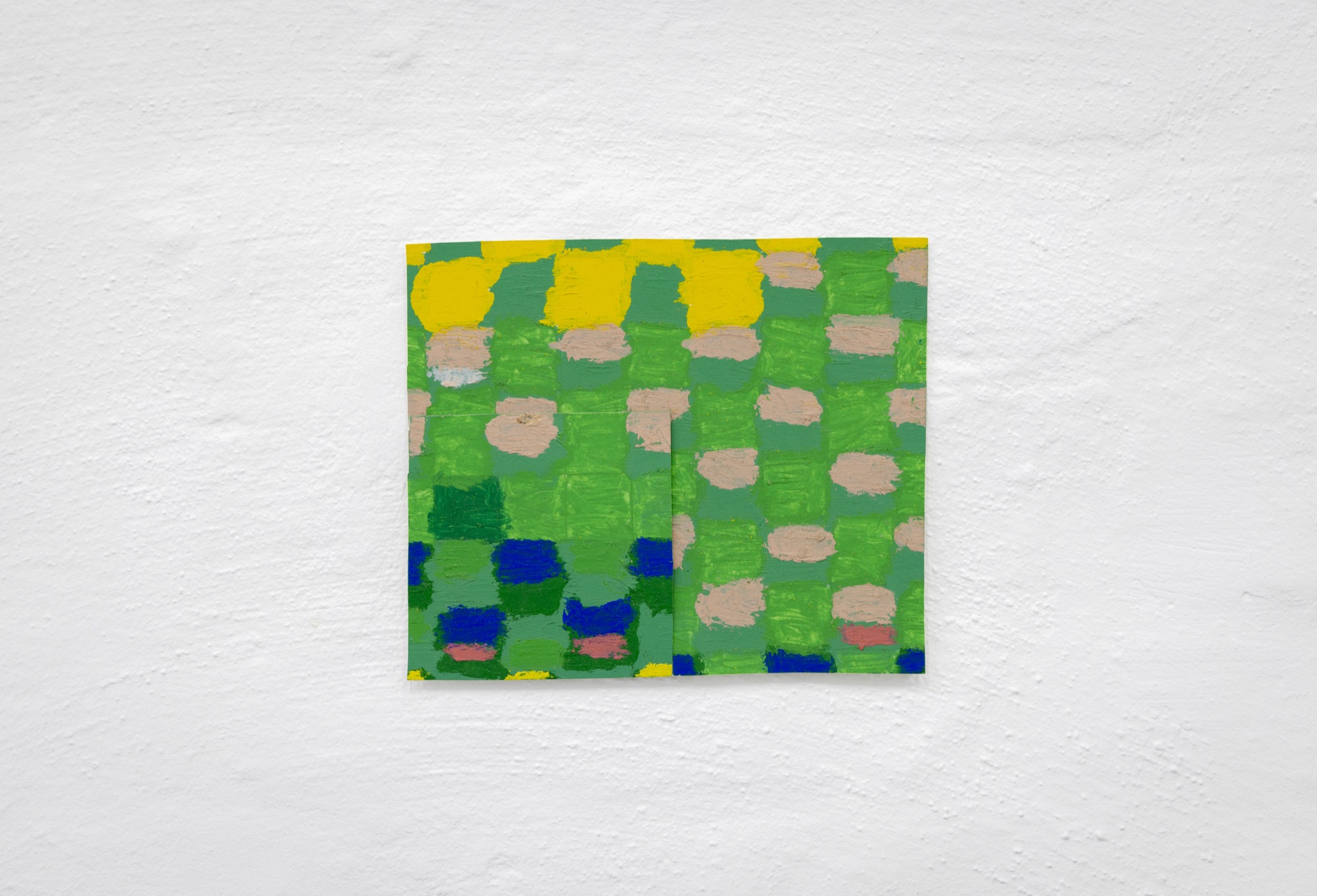 Water Study | 2021 | oil stick, oil pastel and pencil on paper | 13.5 x 15.5 cm | https://bonneesperance.org/exhibitions/liquid-paper/